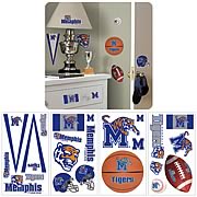 University Of Memphis Peel and Stick Wall Applique
